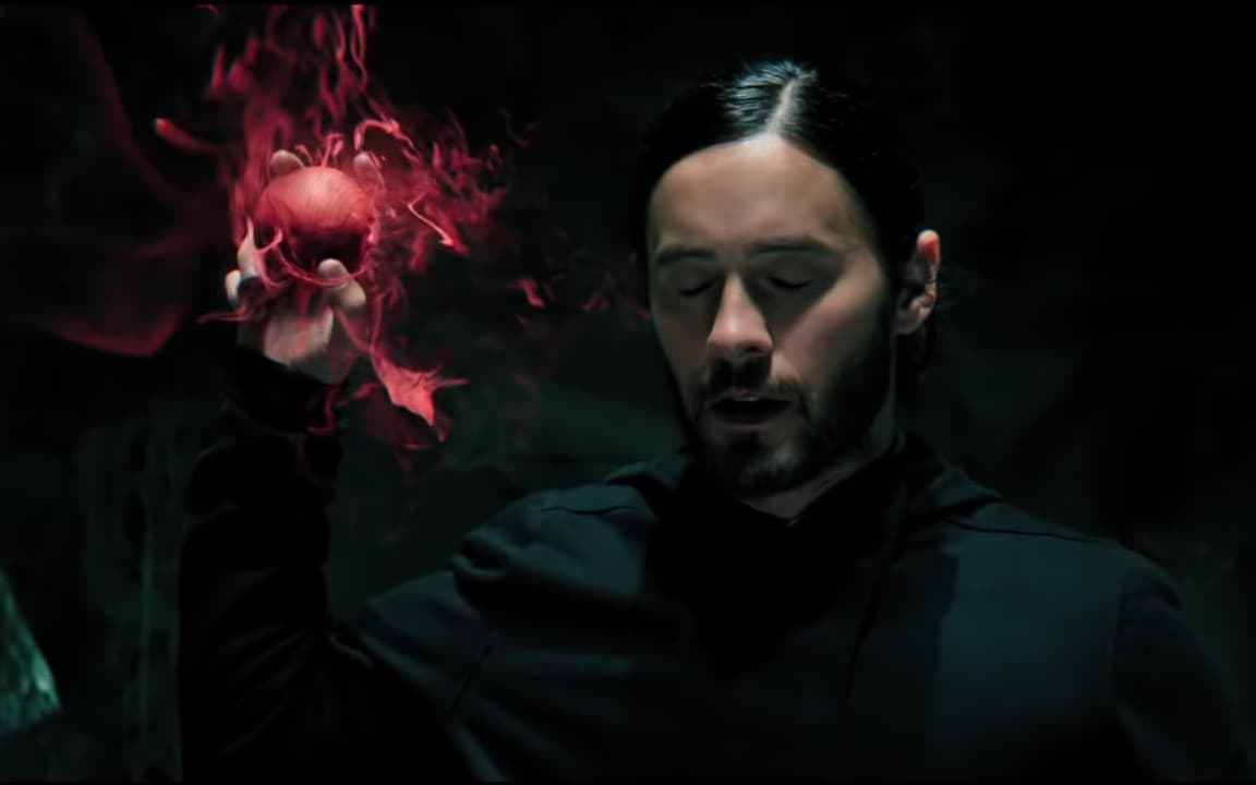 Jared Leto em cena de Morbius
