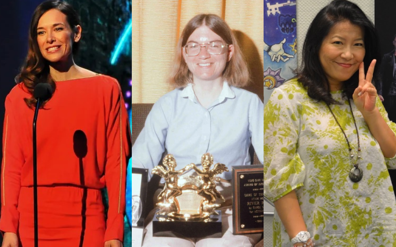 Jade Raymond, Carol Shaw e Yoko Shimomura