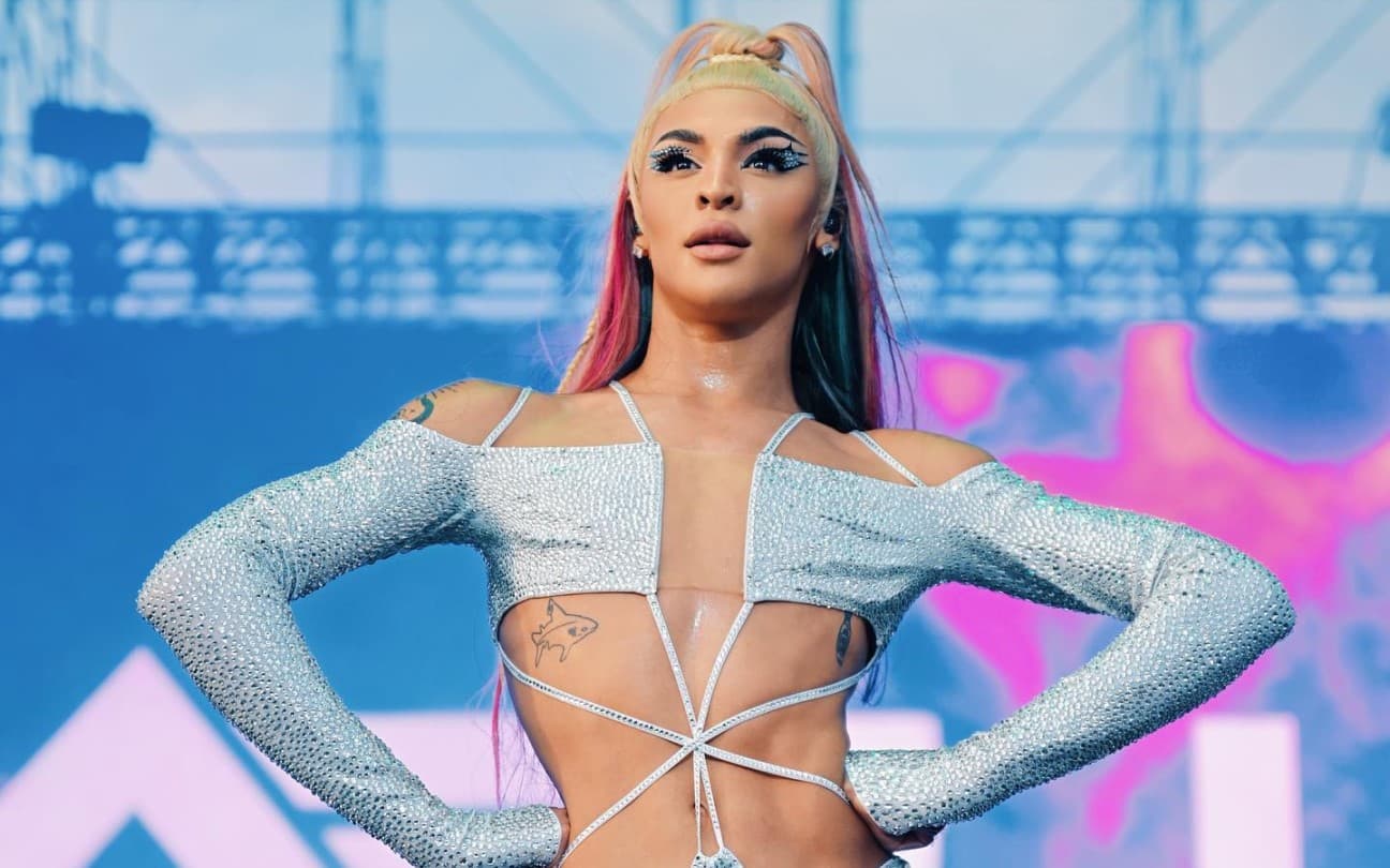 Pabllo Vittar em show 2022