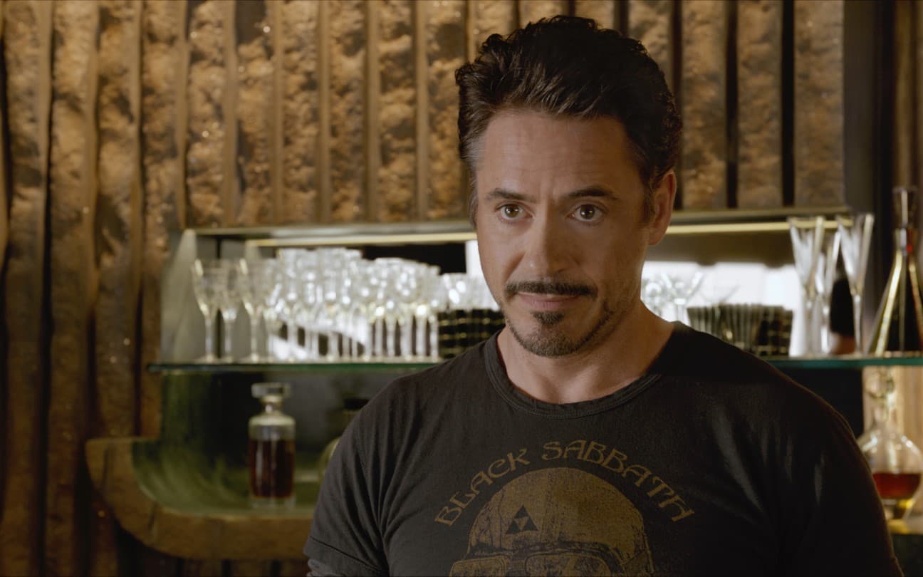Robert Downey Jr. em cena de Os Vingadores