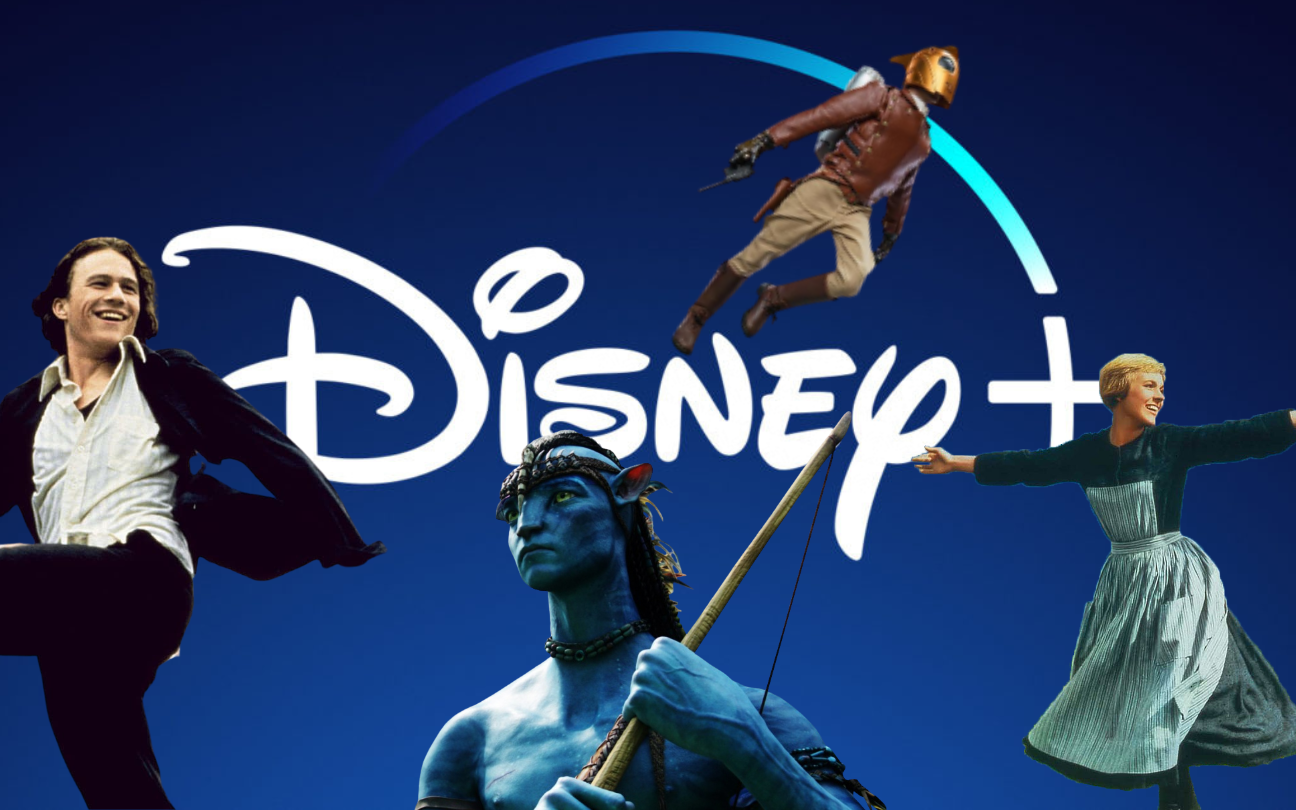 Capa da lista de filmes do Disney+