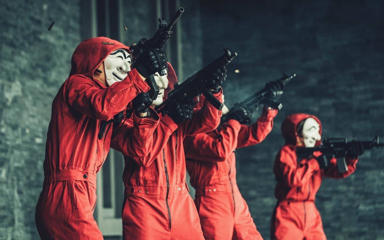 Cena de La Casa de Papel: Coreia