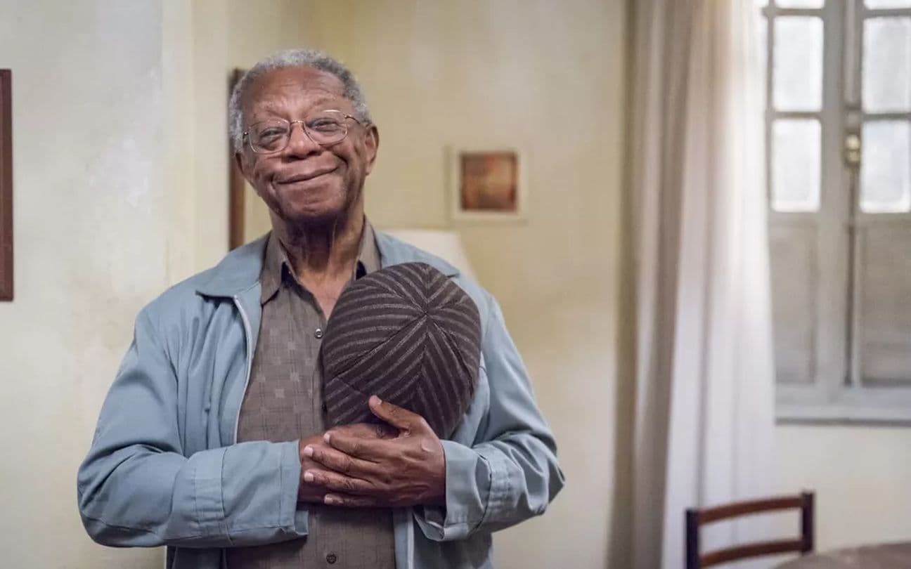Milton Gonçalves na novela O Tempo Não Para