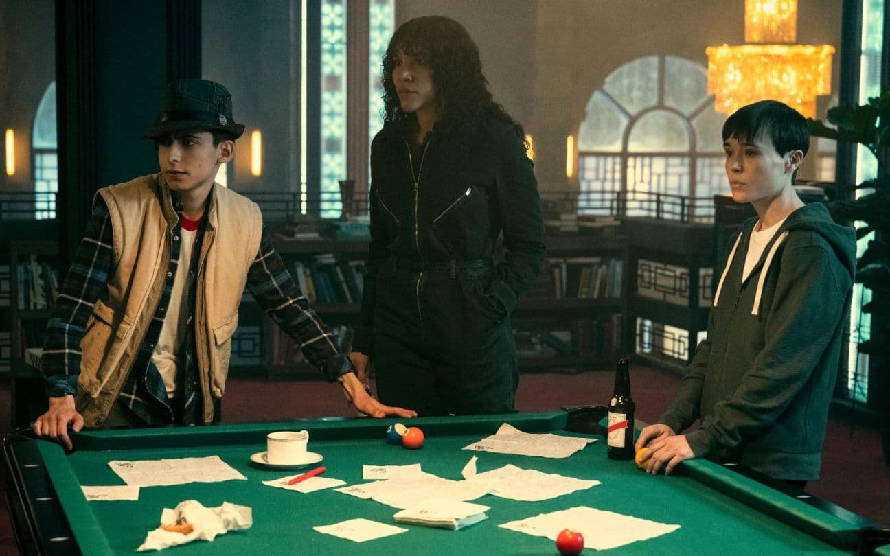 Cena da terceira temporada de The Umbrella Academy