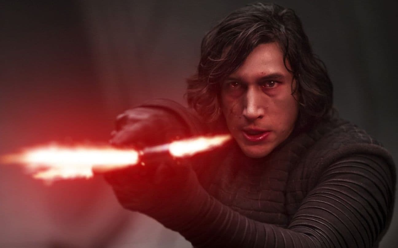 Adam Driver como Kylo Ren em Star Wars