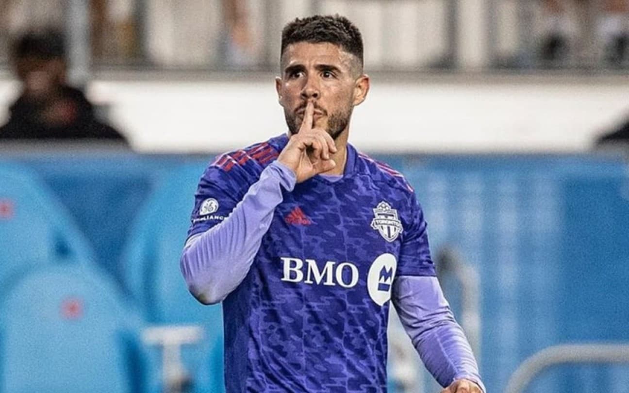 Alejandro Pozuelo, jogador do Toronto FC, em jogo da MLS