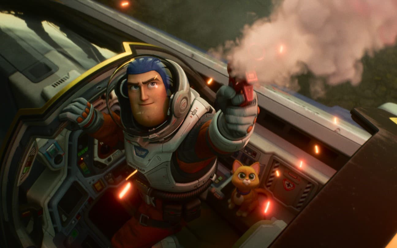 Buzz em cena de Lightyear