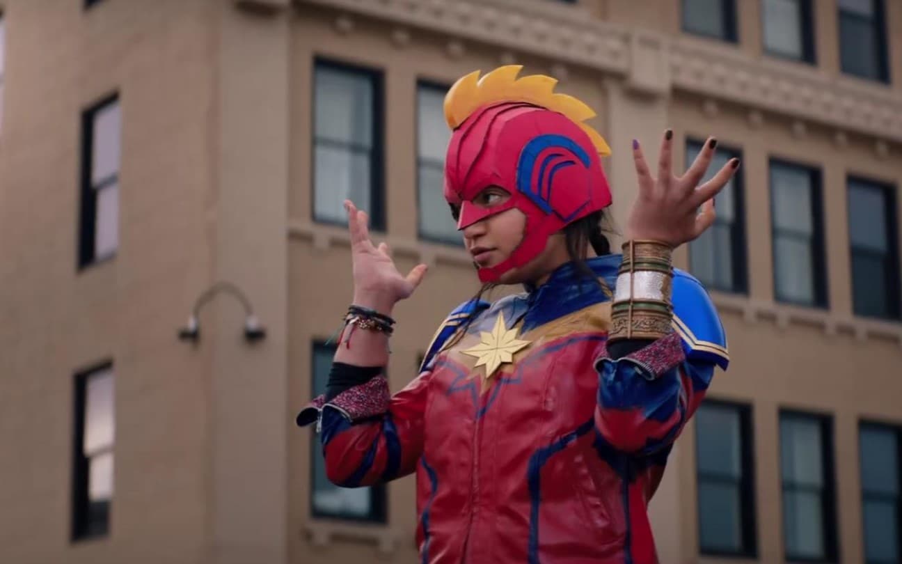 Iman Vellani em cena de Ms. Marvel, série do Disney+