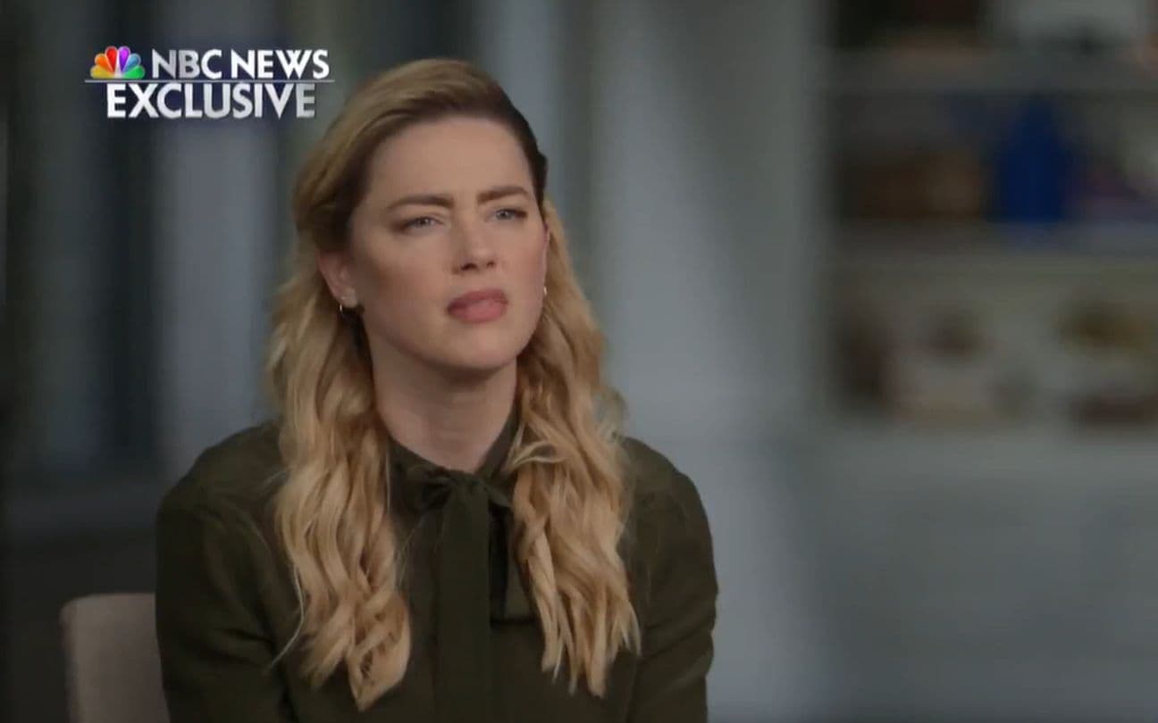 Amber Heard no Today