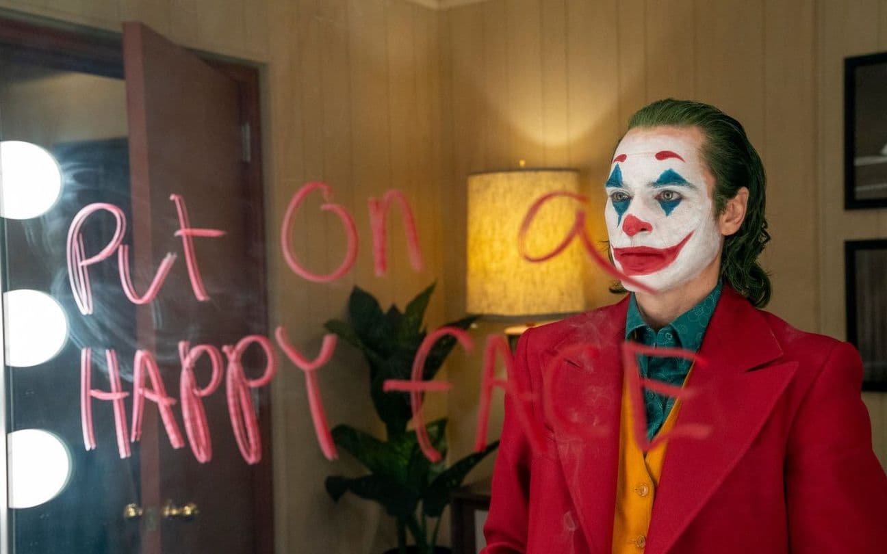 Joaquin Phoenix no primeiro Coringa