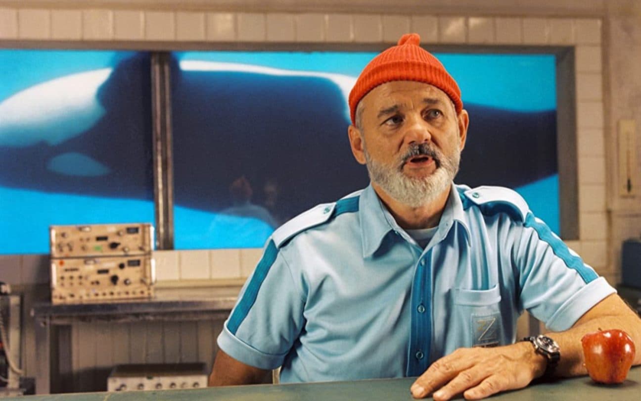 Bill Murray em A Vida Marinha Com Steve Zissou