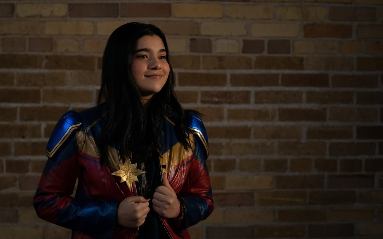 Iman Vellani em cena de Ms. Marvel