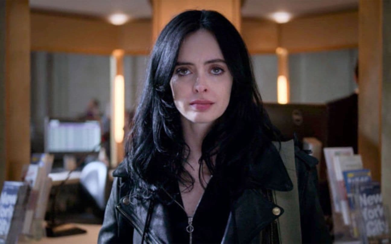 Krysten Ritter em cena de Jessica Jones