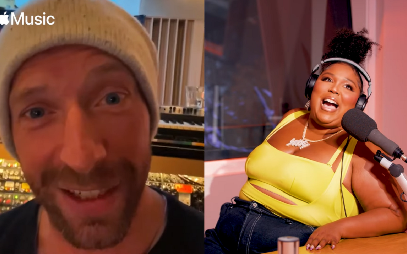 Lizzo e Chris Martin conversam sobre a canção Coldplay