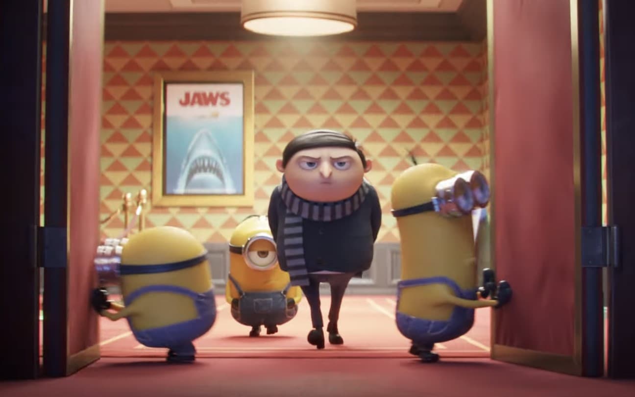 Gru e seus capangas em cena de Minions 2