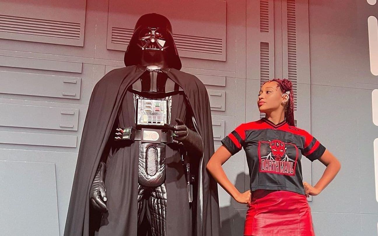 Darth Vader e Amandla Stenberg