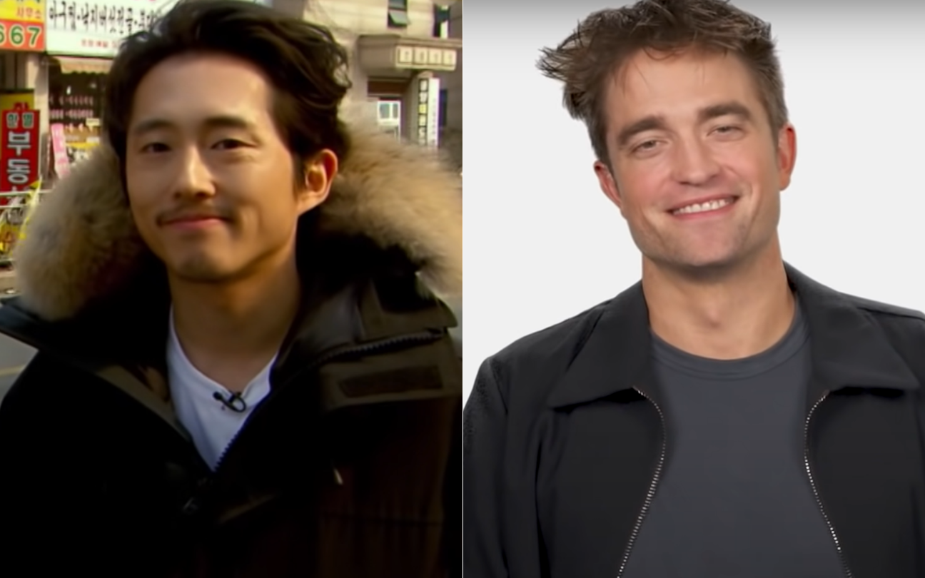 Steven Yeun e Robert Pattinson