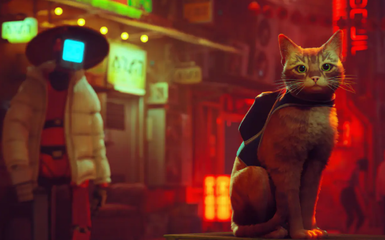 Stray: Jogo em que você comanda gato de mochila num mundo distópico virou febre