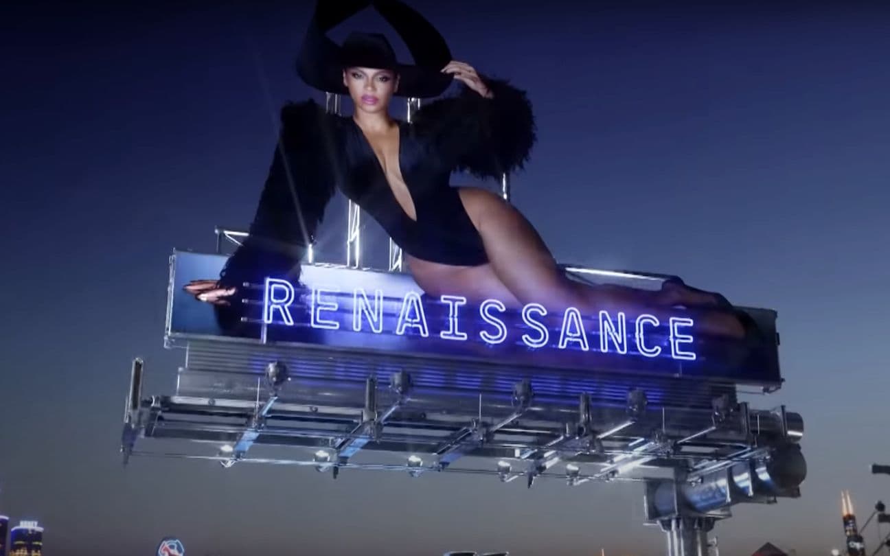 Beyoncé no visualizer de Break My Soul