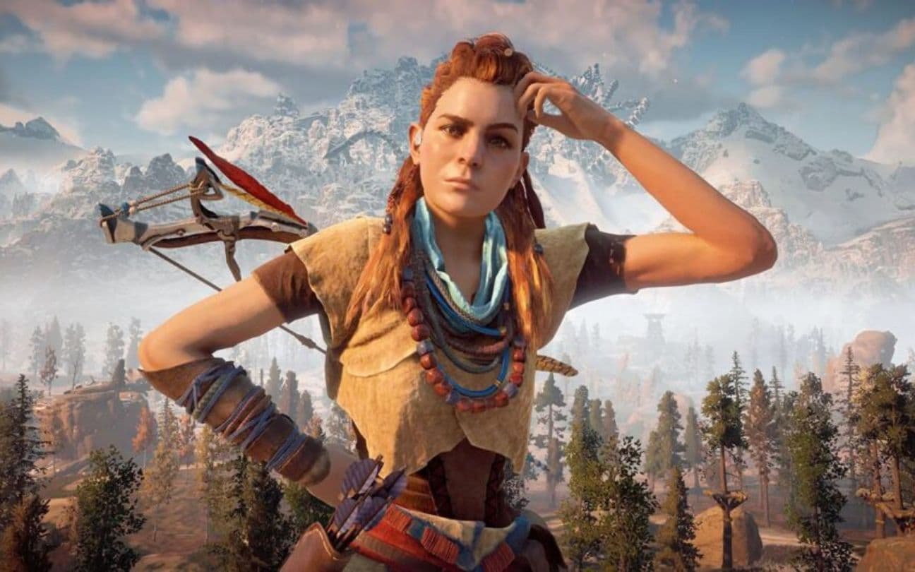 Frame do jogo Horizon Zero Dawn