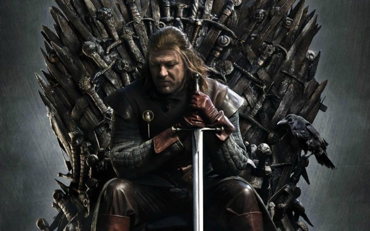 Sean Bean como Ned Stark em Game of Thrones