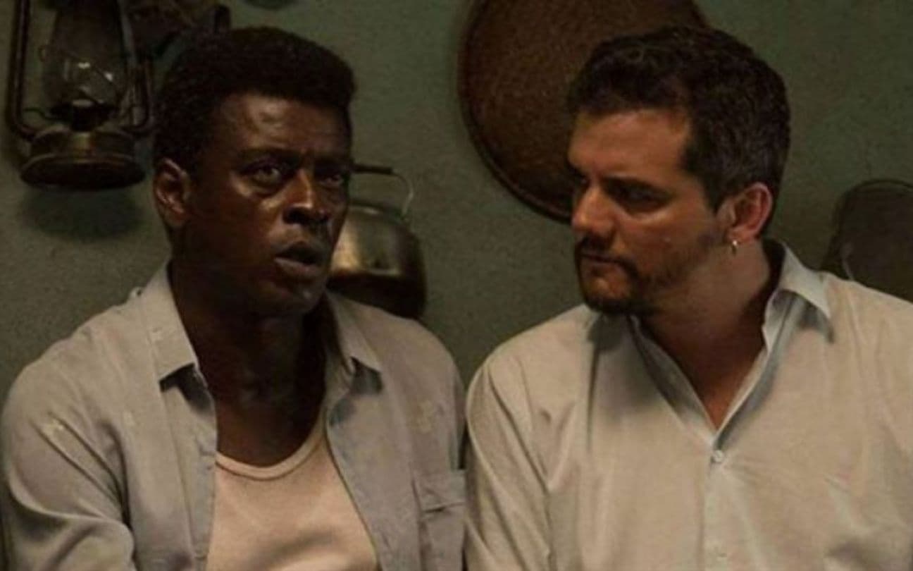 Seu Jorge e Wagner Moura em Marighella