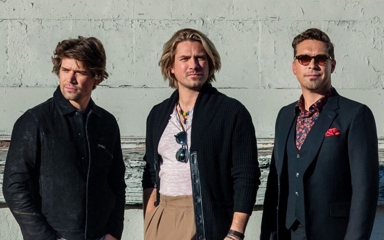 Irmãos Zac, Taylor e Isaac da banda Hanson