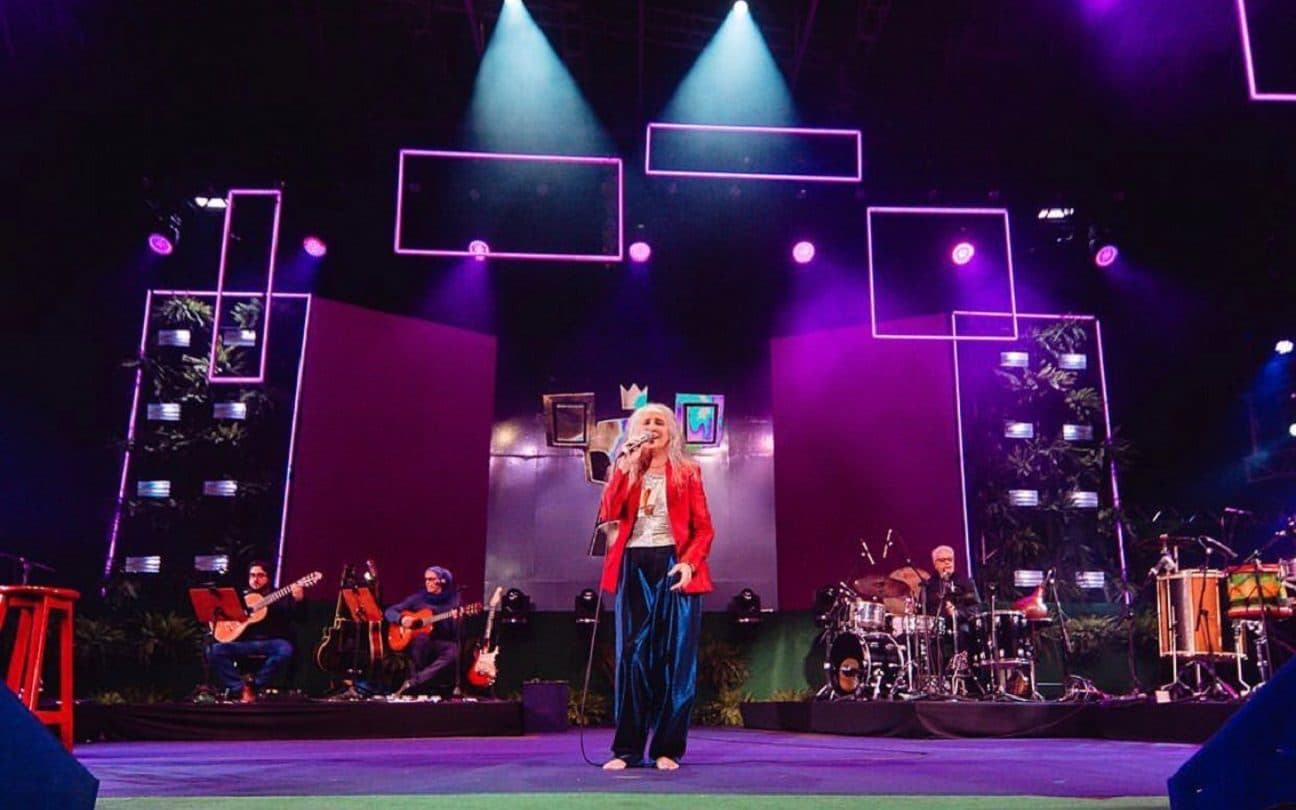 Coala Festival: Maria Bethânia no palco do evento, onde fez a grande performance do fim de semana