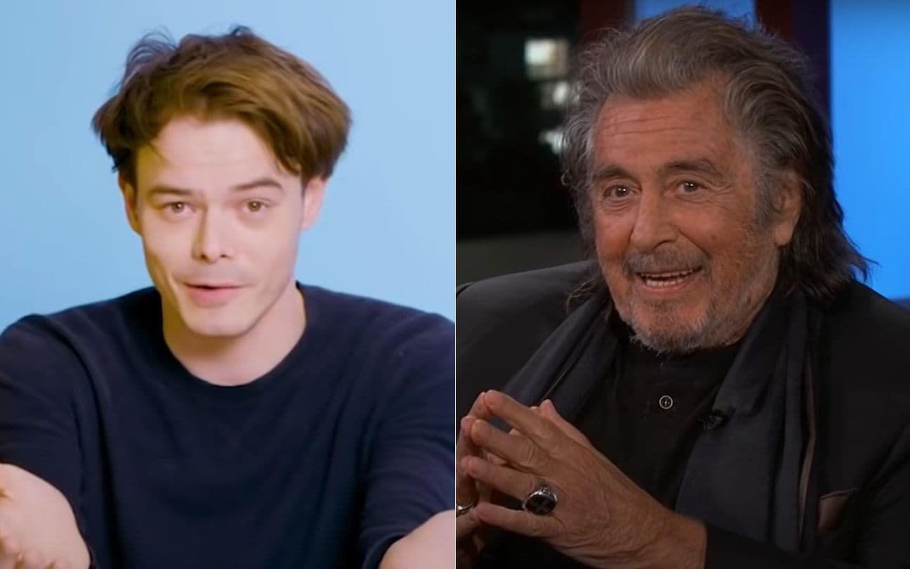 Charlie Heaton de Stranger Things e Al Pacino