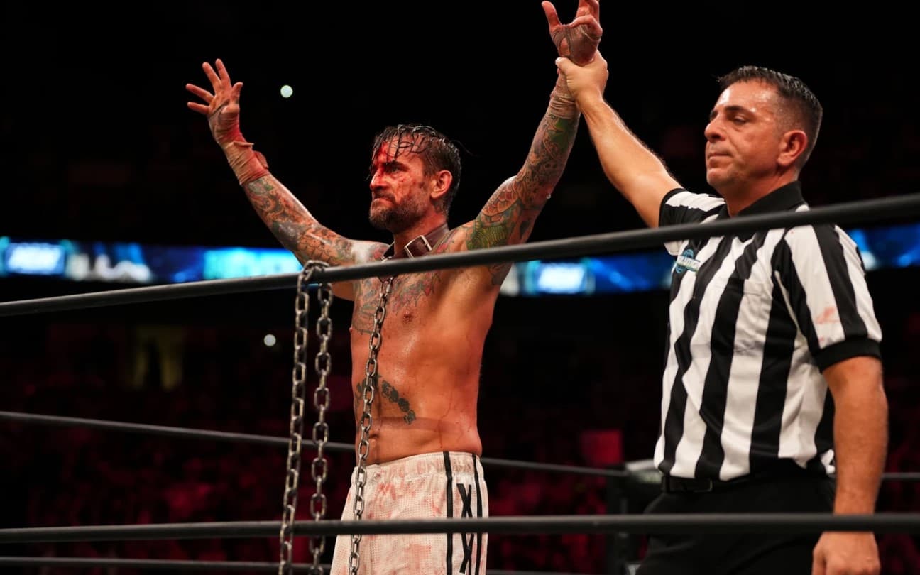 CM Punk no ringue da AEW