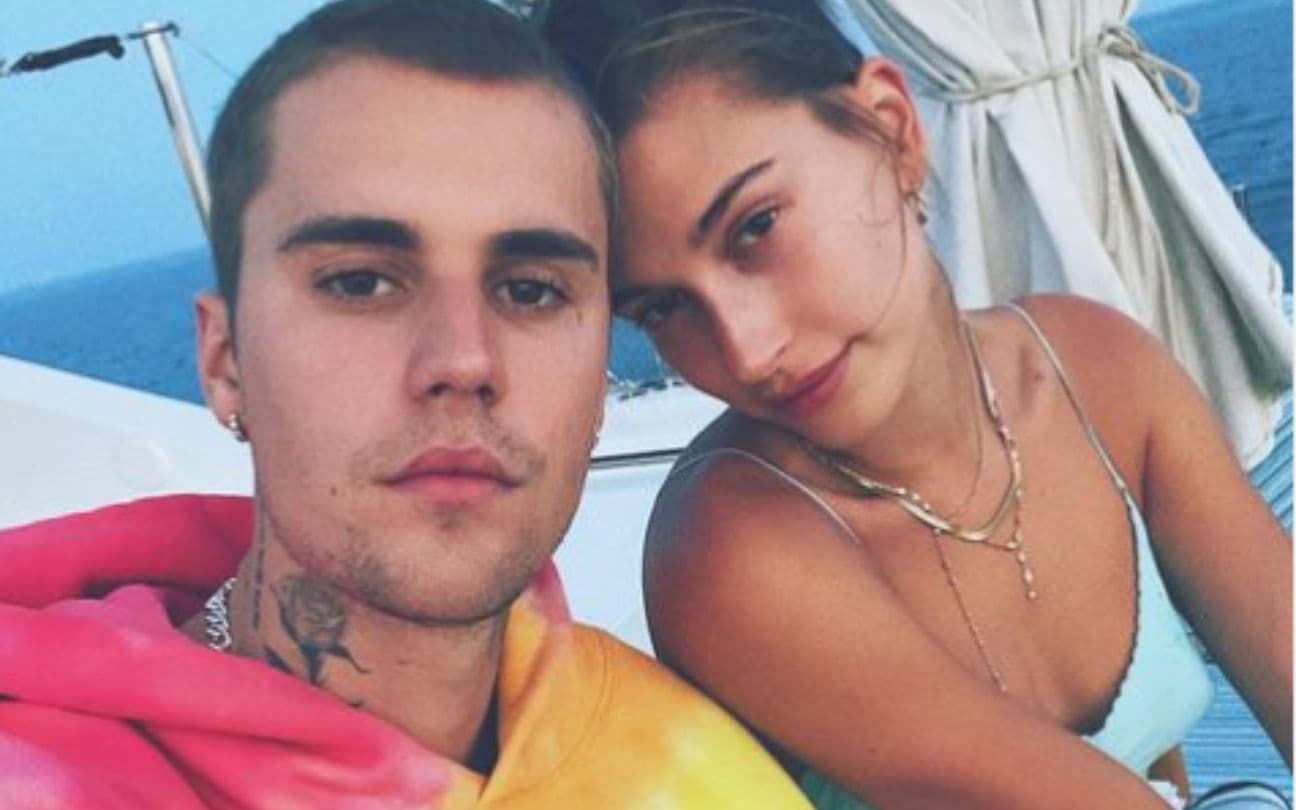 Justin Bieber e a mulher Hailey Bieber