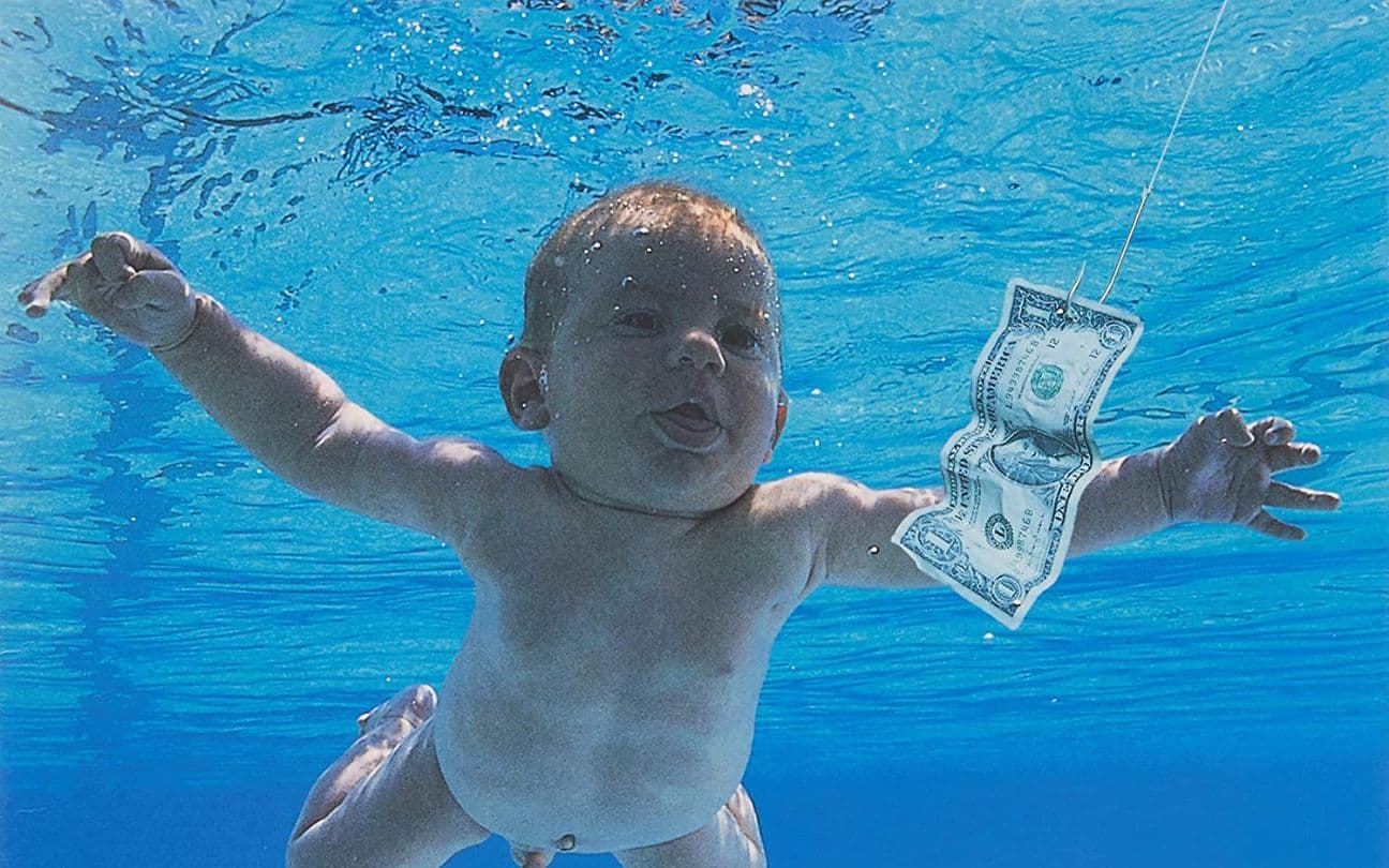 Capa do álbum Nevermind do Nirvana