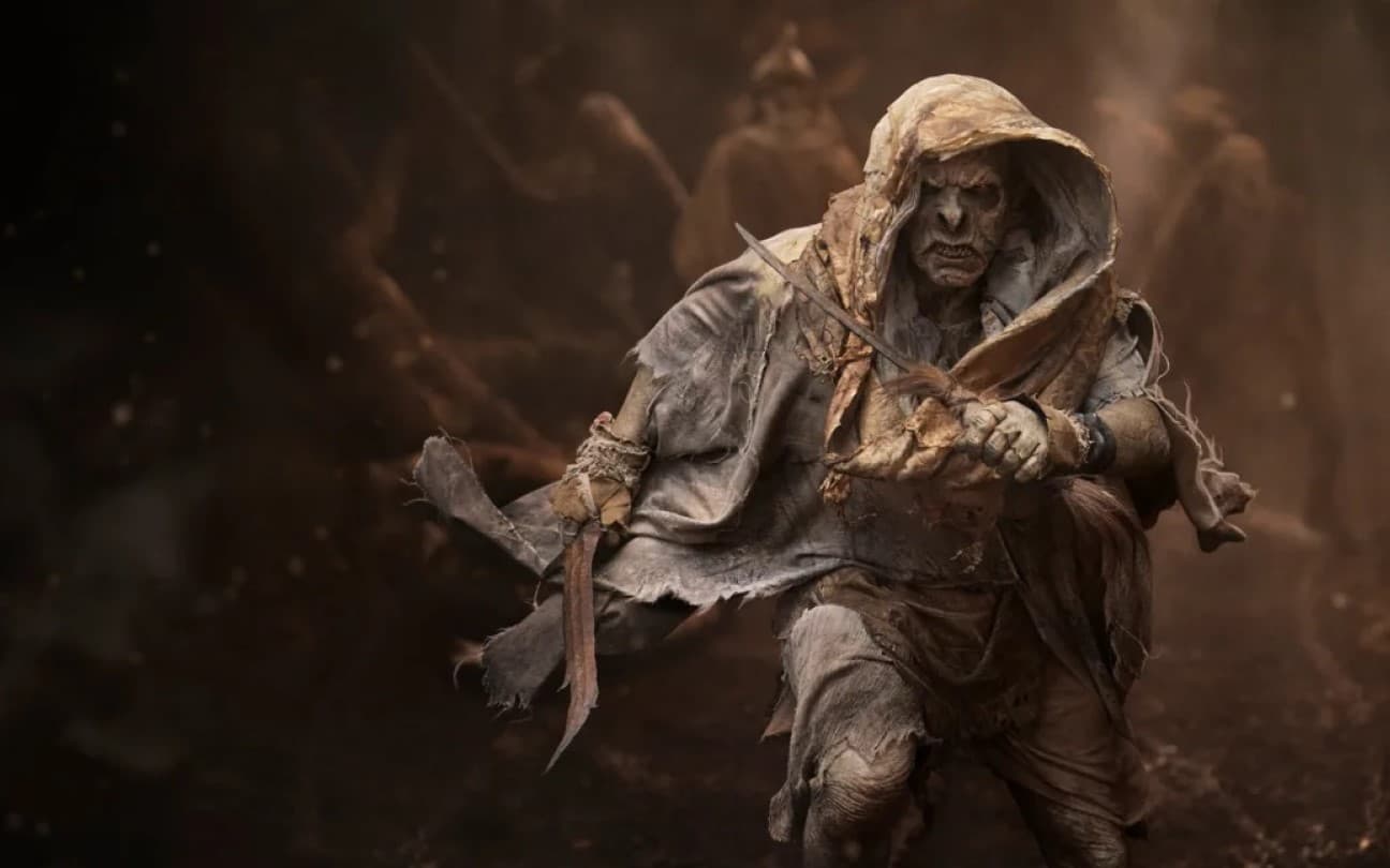 Orc em cena de Os Anéis de Poder