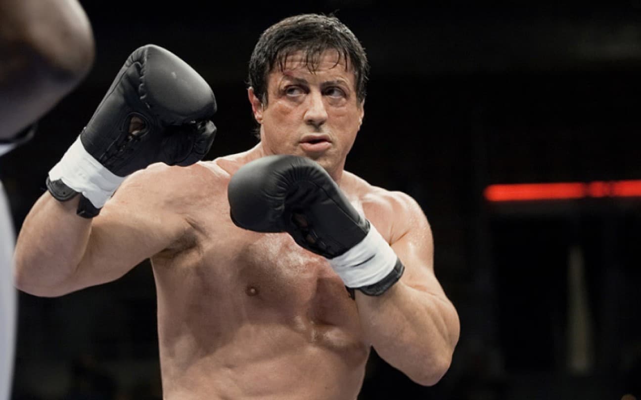 Sylvester Stallone em cena de Rocky Balboa