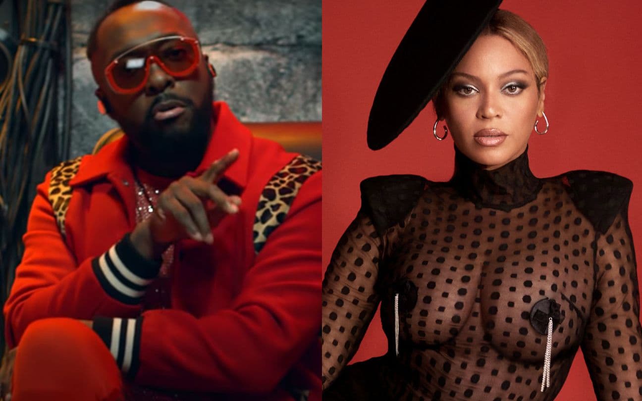 Montagem com Will.i.am e Beyoncé