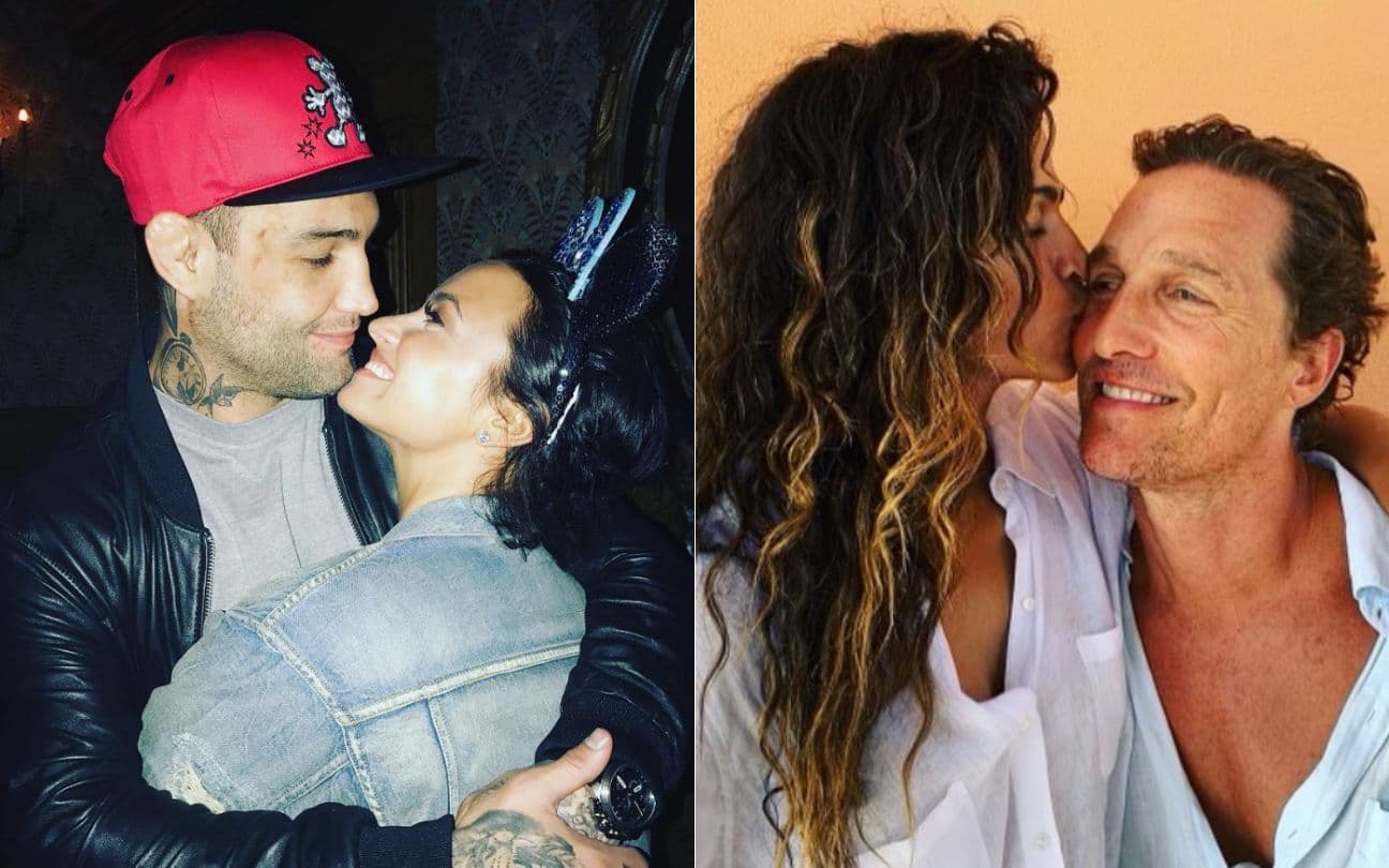 Demi Lovato e Guilherme Vasconcelos e Mathhew McConaughey e Camila Alves