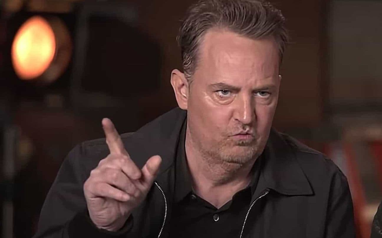 Matthew Perry na reunião do elenco de Friends