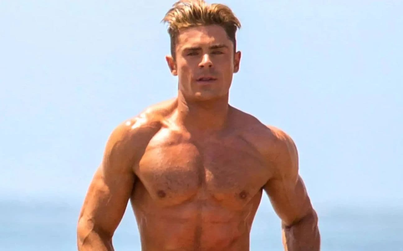 Zac Efron no filme Baywatch