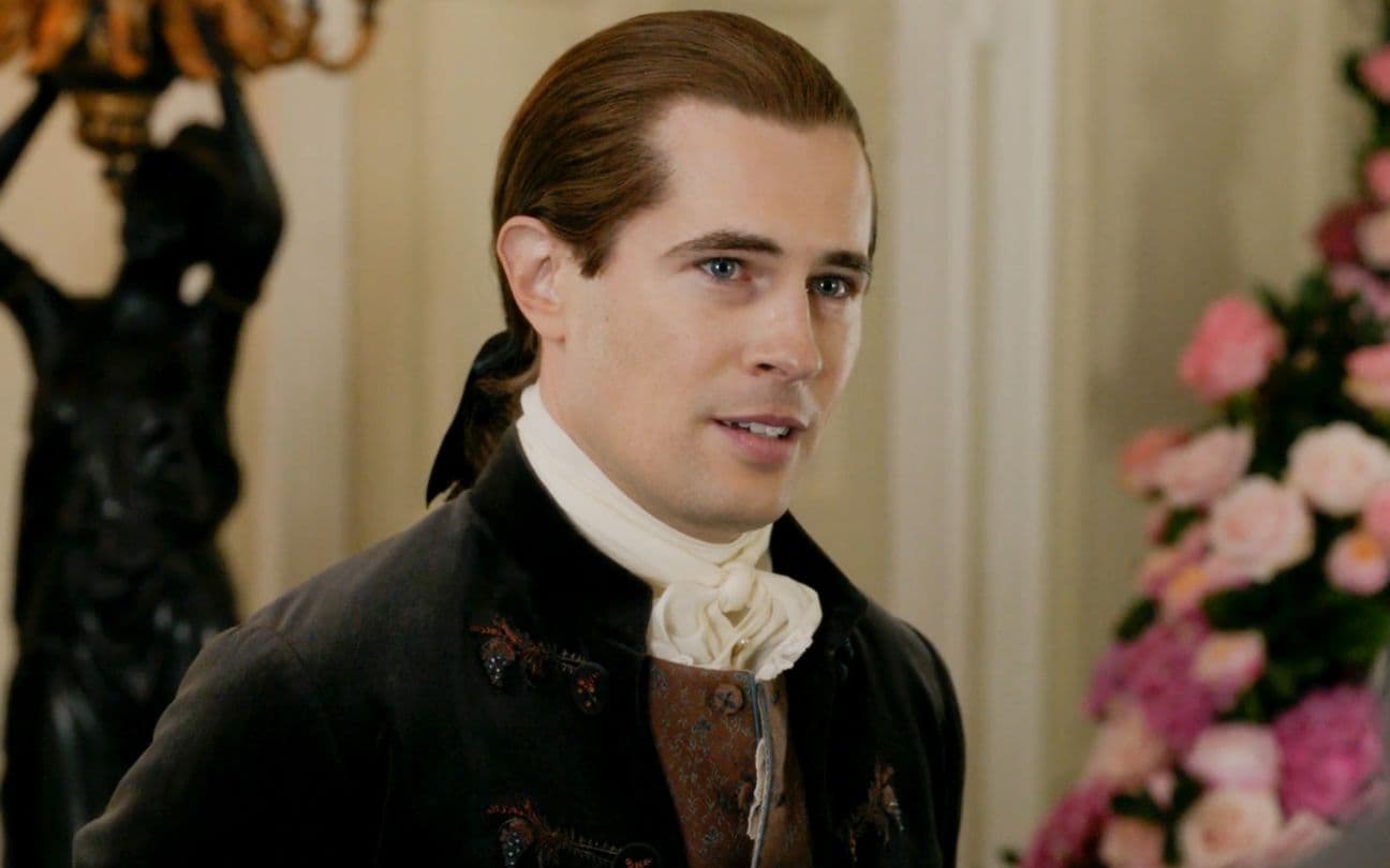 David Berry como o lorde John Grey em Outlander