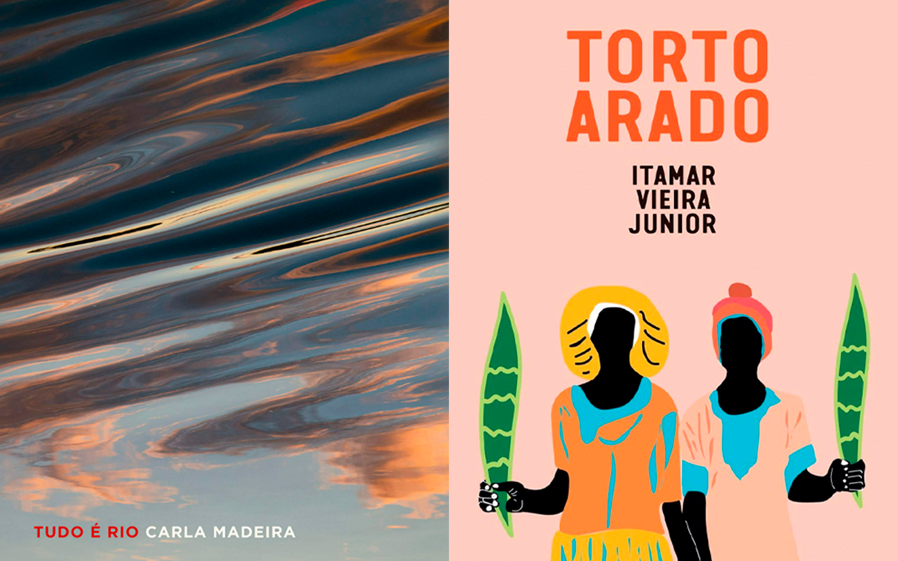 Capa dos livros Tudo é Rio e Torto Arado