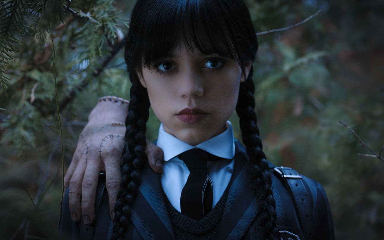 Jenna Ortega em Wandinha