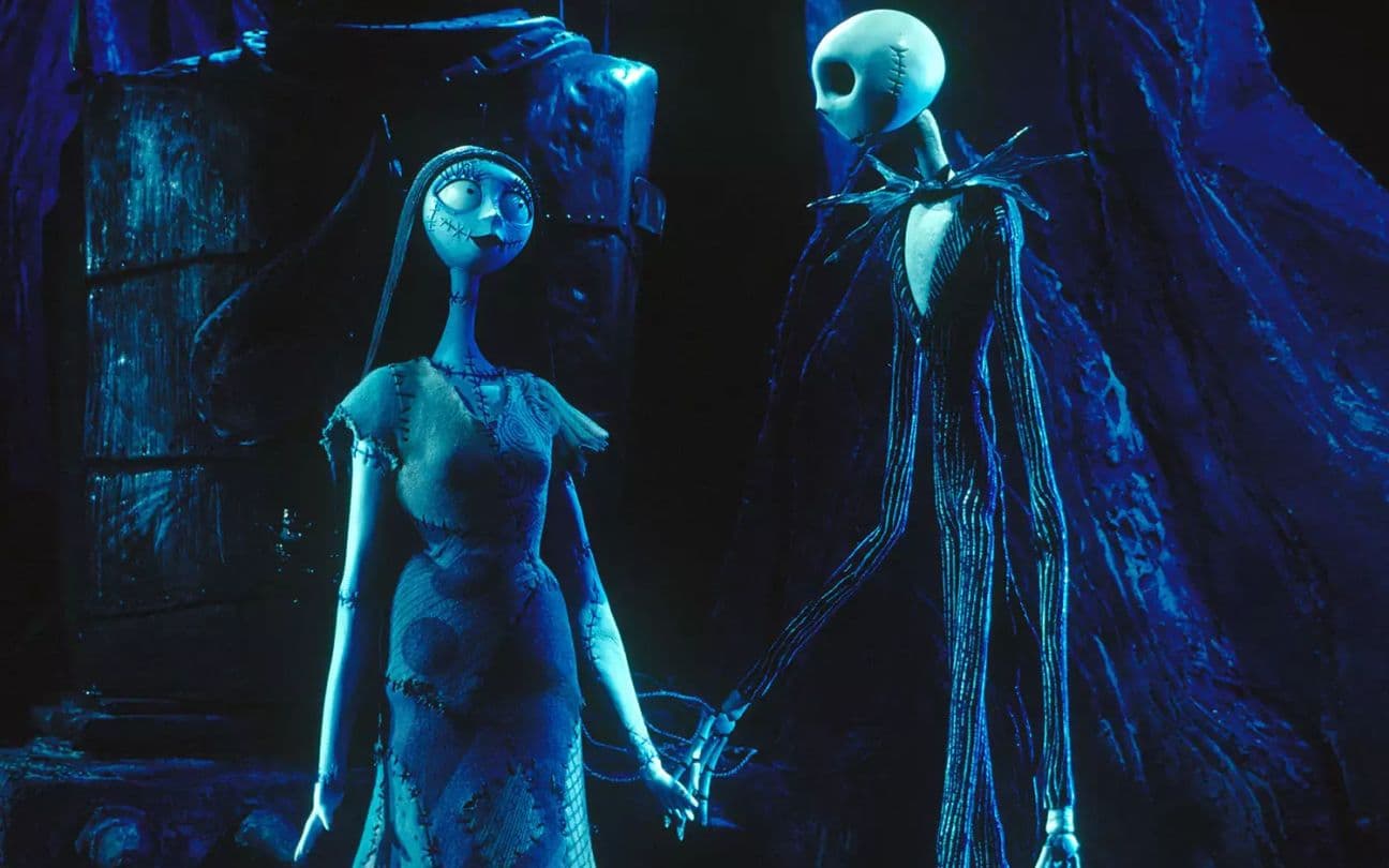 Sally e Jack em O Estranho Mundo de Jack