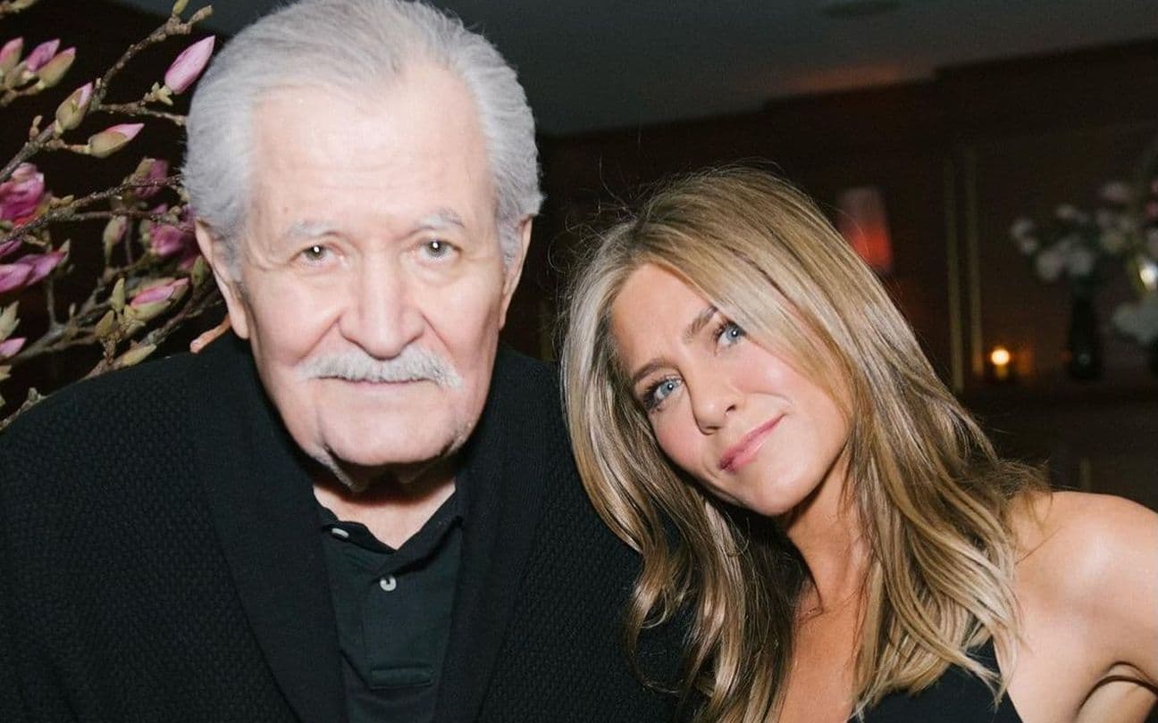 John Aniston com a filha, Jennifer