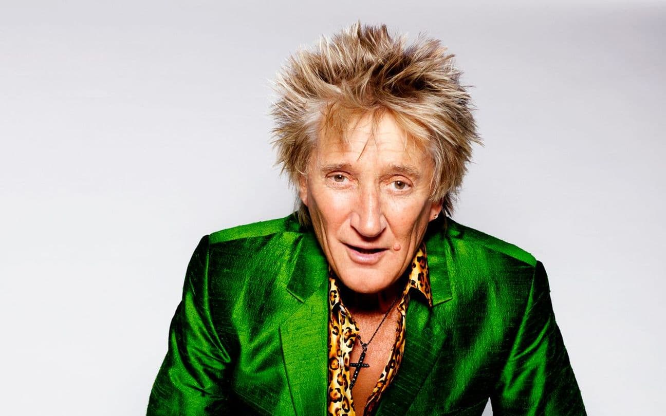 O cantor Rod Stewart