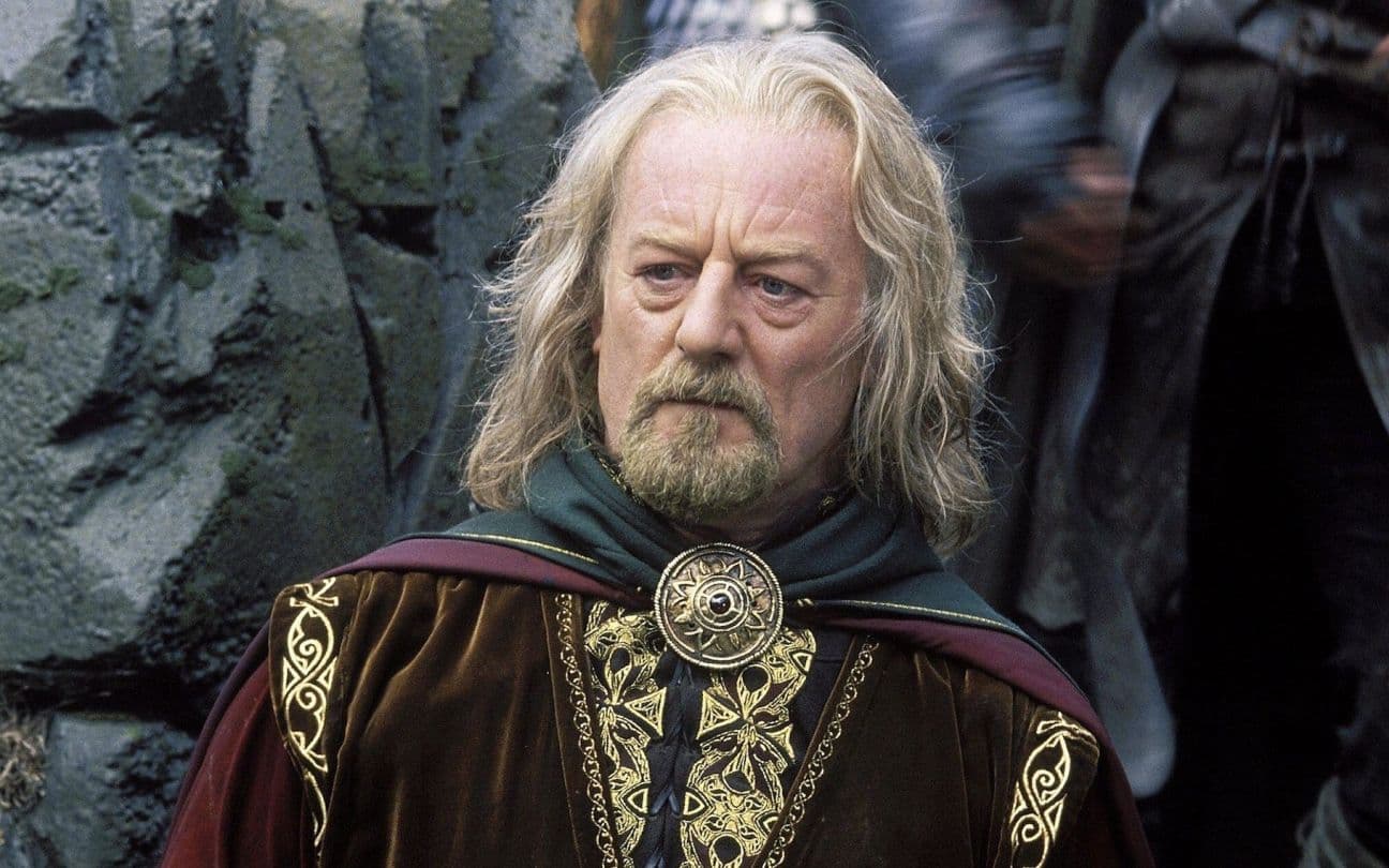 Bernard Hill em O Senhor dos Anéis