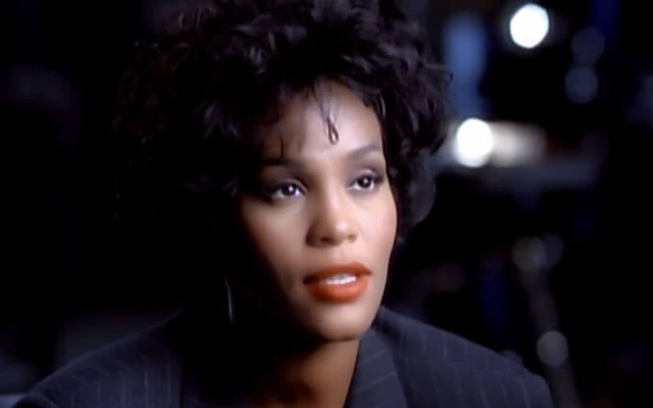 Whitney Houston no clipe de I Will Always Love You