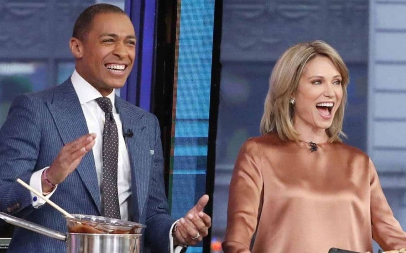 T.J. Holmes e Amy Robach no Good Morning America