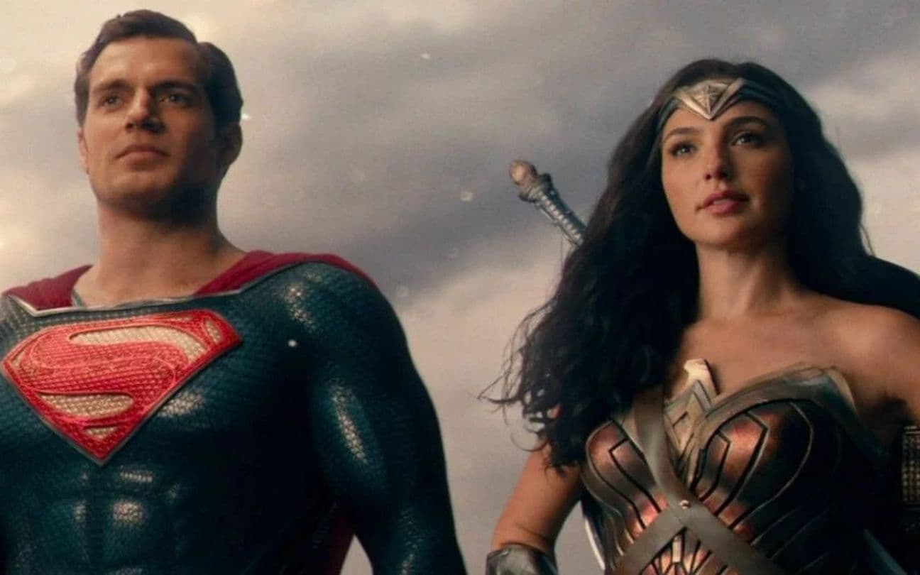Henry Cavill e Gal Gadot em filme da DC