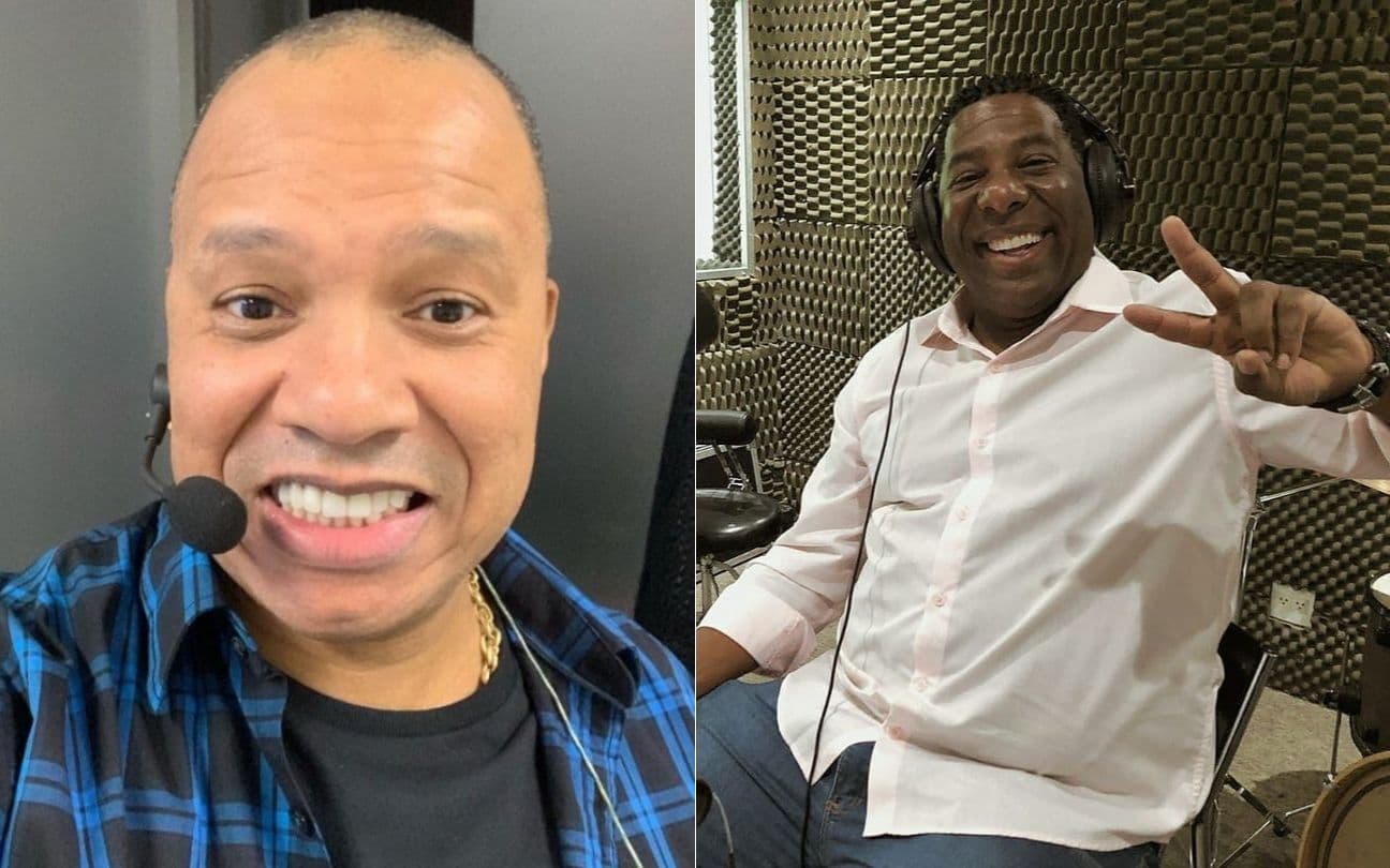 Anderson, do Molejo, e Netinho de Paula, do Negritude Jr.