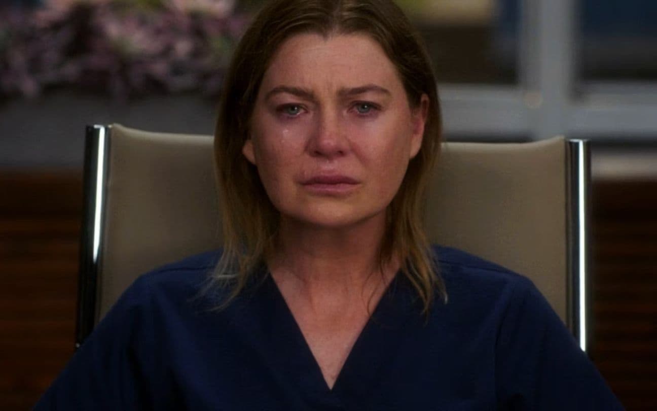 Ellen Pompeo em cena de Grey's Anatomy